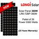 360 Watt Longi Panneaux Solaires-lr6-72bp-360m Palette De 26-total Power 9.36 Kw
