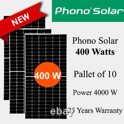 400 W Phono Solar-ps400m1h-24/th-pallet De 10 Puissance Totale 4000 Watts