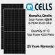 420 Watt Q Cellule Mono Duo Cell Panel Solaire G8.2 Palette De 10 Puissance 4200 Watts