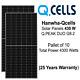 430 Watt Hanwha Qcells Panneaux Solaires Q. Peak Duo G8.2 Palette De 10 4,3 Kw