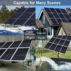 4kw Watt 48v Hors Réseau Solar Panel System20-195w Panneau Solaire Pour Home Garden Us