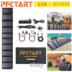 60 Watt Solar Panel Charger Kit Camping Rv Travel Fishing Solar Power Supplies