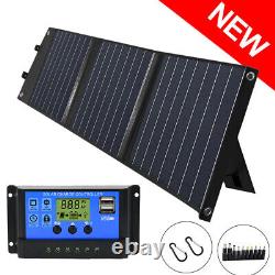 60 Watts 60w Solar Panel Kit 30a 12v Batterie Chargeur Contrôleur Caravan Home Rv