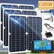 600w Watts Solar Panel Kit 12v Batterie Chargeur Caravan Boat Avec 100a Contrôleur