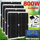 800 Watts Solar Panel Kit 100a 12v Chargeur De Batterie Avec Contrôleur Caravan Boat