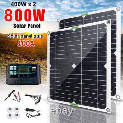 800 Watts Solar Power Panel Kit Chargeur De Batterie 12v Caravan Boat+100a Contrôleur