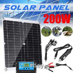 800w Watts Solar Panel Kit 100a 12v Chargeur De Batterie Avec Contrôleur Caravan Boat