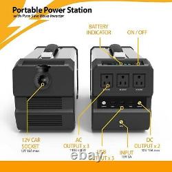 Centrale Électrique Portable 444wh Avec Des Options De Panneau De Type Valise De 100 Watts