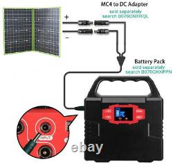 Chargeur Portable De Panneau Solaire Pliable 100w Watt 20v Pour Batterie 12v À L'extérieur