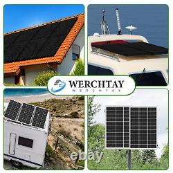 Chargeur de batterie solaire Mono 12V 150W 300W 450W 600W pour la maison, le camping-car et les installations hors réseau