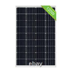 Eco 100w 200w 400w 600w +20% Watt 12v 24v Solar Panel Kit Rv Trailer Van Us