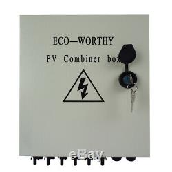 Eco 1kw 1200w Watt Panneau Solaire Kit Pv Box Combinateur 60a Controller Pour Cabin Accueil