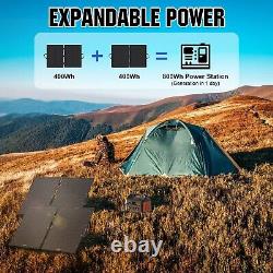Eco-worthy 100w Panneau Solaire Portable, Kit Panneau Solaire Pliable Avec Ajustabl