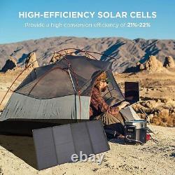 Ef Ecoflow 160 Watt Panneau Solaire Portable Pour Centrale Électrique, Pliable Solaire
