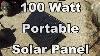 Examen De Panneau Solaire Portable De 100 Watt Pendant Le Boondoking