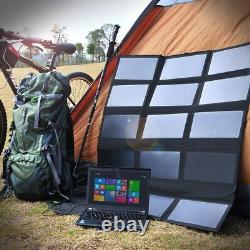 Générateur solaire de 288 Wh avec panneau solaire portable de 100 W pour le camping en plein air avec un ordinateur portable