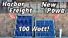 Harbor Freight Vs Newpowa 100 Watt Solar Panel Would Be Translated To: Harbor Freight Contre Le Panneau Solaire Newpowa De 100 Watts