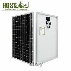Hqst 100w Watt 12v Mono Solar Panel Starter Kit With10a Controller Off Grid System