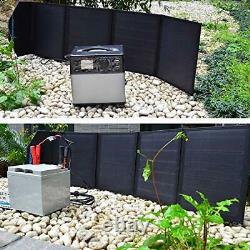 Hy4x12,5w 12v 50 Watt Portable Solar Panel Kit Avec Contrôleur De Charge 5a Pour Rv Bo