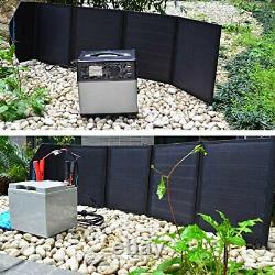 Hy4x12,5w 12v 50 Watt Portable Solar Panel Kit Avec Contrôleur De Charge 5a Pour Rv Bo