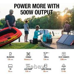 Jackery Explorer 550 Portable Power Station 500-watt Continu/1000-watt Peak