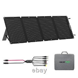 Kit De Chargeur De Panneau Solaire Pliable Portable De 120 Watt Pour Générateur De Centrale Électrique