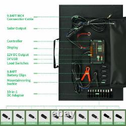 Kit De Panneau Solaire Pliable Pliable De 100w Watt 12v Pour La Centrale Électrique, Charge De Batterie