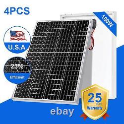 Kit De Panneaux Solaires Monocristallins De 400w Watt 12v À Haute Efficacité Pv Power Home Rv