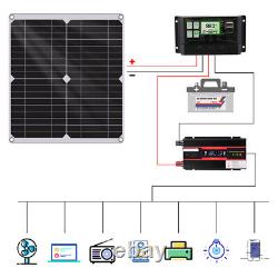 Kit de chargeur de batterie pour panneau solaire 2800W Watt 12V & contrôleur 100A pour camping-car, bateau et maison
