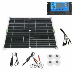 Kit de panneau solaire 200 Watts, chargeur de batterie 100A 12V avec contrôleur