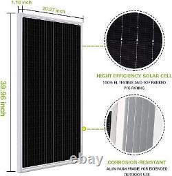 Kit de panneau solaire 200W 12V 30A PWM chargeur de batterie Module PV monocristallin