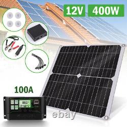 Kit de panneau solaire 400 Watt et convertisseur d'énergie 4000W pour maison hors réseau 100A
