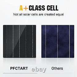 Kit de panneau solaire 400 Watts 12 Volts avec raccord, module solaire monocristallin à conception nouvelle