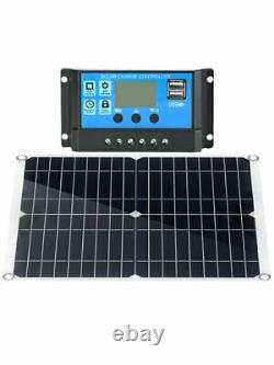 Kit de panneau solaire 600W Watts 12V 100A pour chargeur de batterie avec contrôleur pour caravane bateau