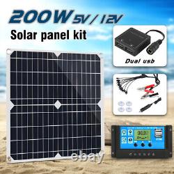 Kit de panneau solaire de 1200 watts avec chargeur de batterie 100A 12V et contrôleur pour caravane bateau