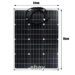 Kit de panneau solaire de 1200 watts avec chargeur de batterie 100A 12V et contrôleur pour caravane bateau
