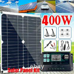 Kit de panneau solaire de 1600 Watts avec chargeur de batterie 100A 12V et contrôleur pour caravane bateau
