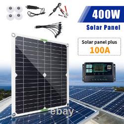 Kit de panneau solaire de 1600 Watts avec chargeur de batterie 100A 12V et contrôleur pour caravane bateau