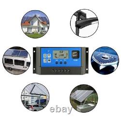 Kit de panneau solaire de 200 watts 20A 12V Chargeur de batterie pour maison bateau RV hors réseau