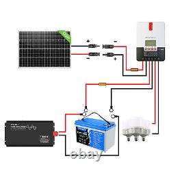 Kit de panneau solaire de 240 watts 12 volts avec contrôleur de charge PWM de 30A pour caravane RV