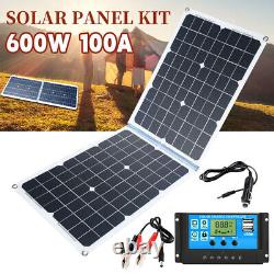 Kit de panneau solaire de 4200 watts avec chargeur de batterie 100A 12V et contrôleur pour caravane et bateau