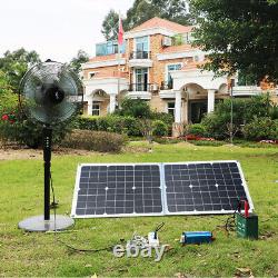 Kit de panneau solaire de 600 watts avec chargeur de batterie 100A 12V et contrôleur pour caravane bateau
