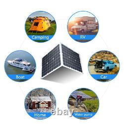Kit de panneau solaire de 600 watts avec chargeur de batterie 100A 12V et contrôleur pour caravane bateau