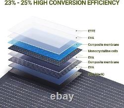 Kit de panneau solaire flexible ALLPOWERS 100W Watt 25V Mono pour toit de maison