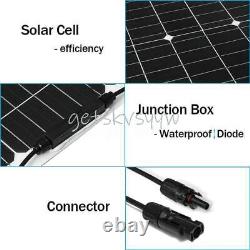 Kit de panneau solaire flexible de 150 watts 18V chargeur de batterie pour maison camping-car caravane bateau