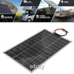 Kit de panneau solaire flexible de 150 watts 18V chargeur de batterie pour maison camping-car caravane bateau