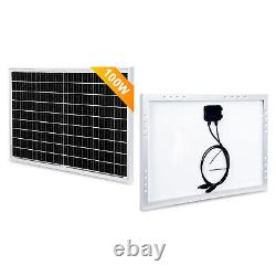 Kit de panneau solaire monocristallin 200Watt 12V pour charger la batterie de camping-car, caravane, maison