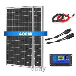 Kit de panneau solaire monocristallin de 200W Watt 12V chargeur de batterie pour maison RV hors réseau