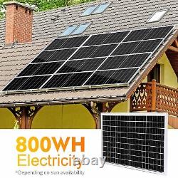Kit de panneau solaire monocristallin de 400W 100WATT PV Modual pour VR Bateau Maison Hors réseau
