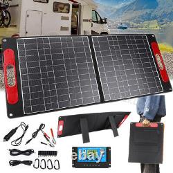 Kit de panneau solaire portable pliable de 200 watts 12V pour station d'alimentation de générateur RV P65